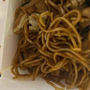 I asked for Chicken Lo Mein not Chicken in Ramen noodles :(