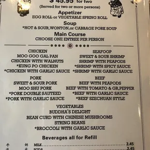 soups and chowder, menu