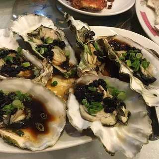 Steamed Oysters With Black Bean Sauce