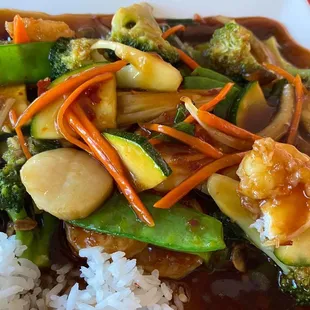 a plate of food