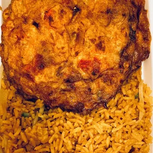 Egg Foo Young Combination Platter