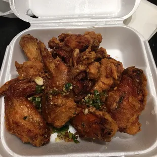 Garlic Fried Chicken Wings