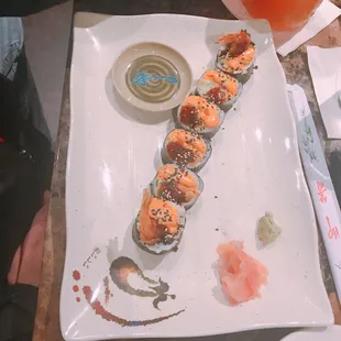 Spicy crab and shrimp roll