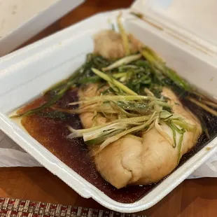 8/26/2022: Steamed Seabass
