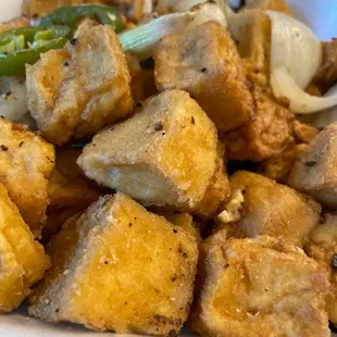 Salt &amp; pepper tofu