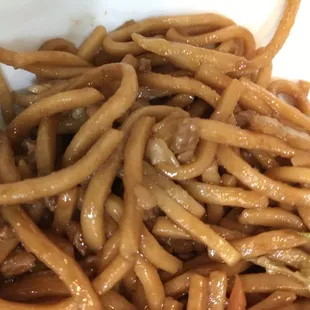 a closeup of a bowl of noodles