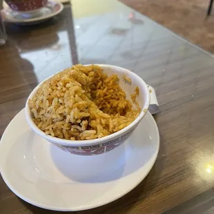 Fried rice NO vegetables!
