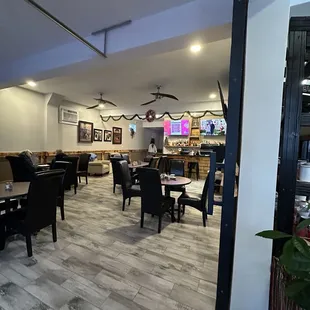 Dining room and bar