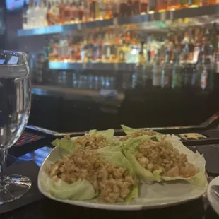 Lettuce wraps appetizer