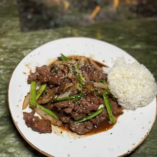 MONGOLIAN BEEF is a must!