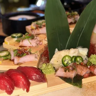 Yellow tail carpaccio