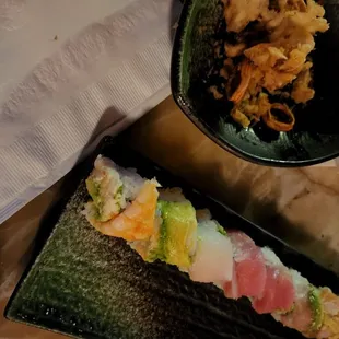 food, sushi and sashimi