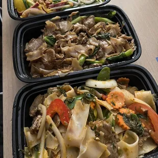 Pad Kra Prow, Pad See Ew, Pad Thai