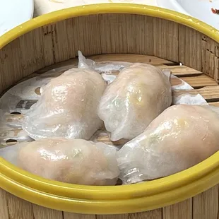shrimp &amp; corn dumpling