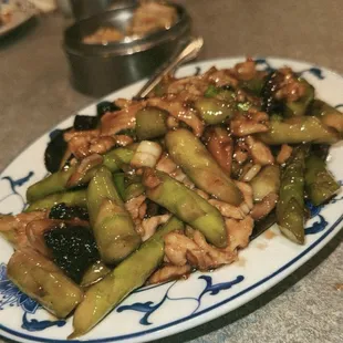 Portables mushroom &amp; asparagus w chicken