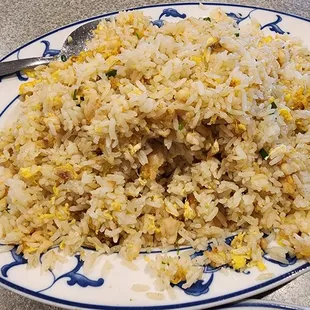 Salty Fried Rice with Chicken &amp; Shrimp