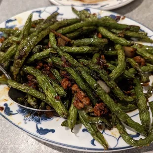 String beans with pork