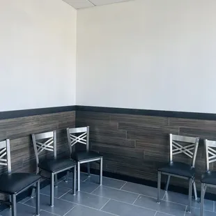 Waiting area at the entrance