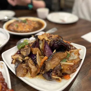 Eggplant Szechuan Style Dinner