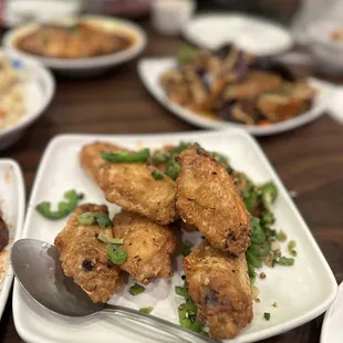 Fried Crispy Chicken Wings