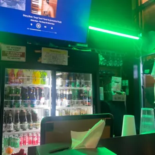 a man ordering a drink