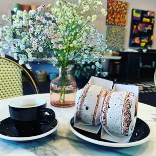 Gluten free ice cream sandwiches at J'adore