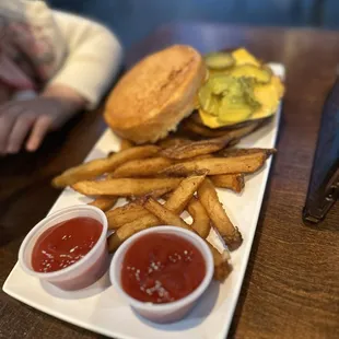 Kids Burger with cheese