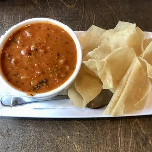 Tomato basil soup (homemade)