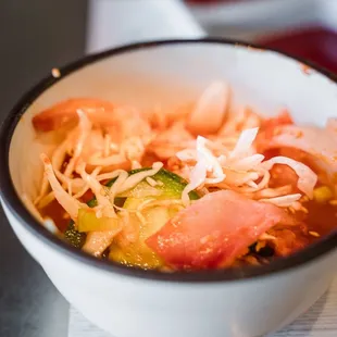 Korean ceviche is so refreshing!