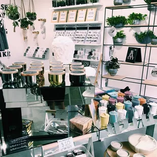 Candles and plants and jewelry, OH MY!