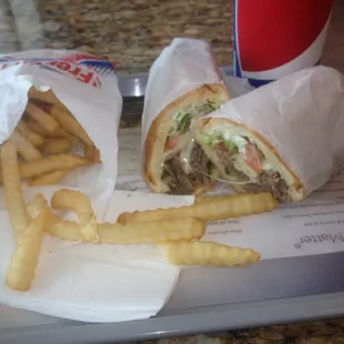 Cheese Steak Combo $7.99 + Tax