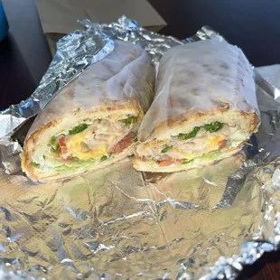 Grilled Turkey and Cheese Sub