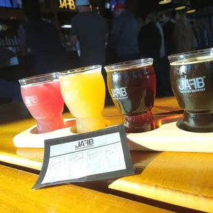 Really raspberry, summer forever, maximus Xmas and Wooster stout