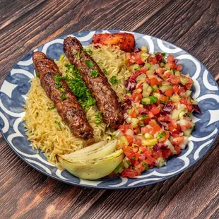 Kofta Kabob Plate