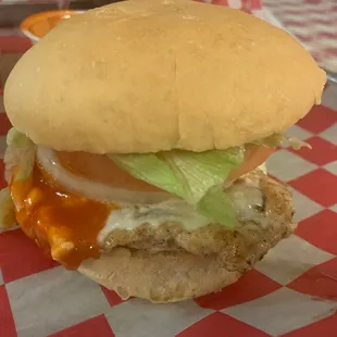 Buffalo chicken sandwich