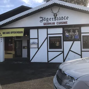 Outside view of the restaurant