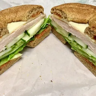 Toasted Turkey Bagelwich!!