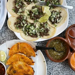 mexican food on a table