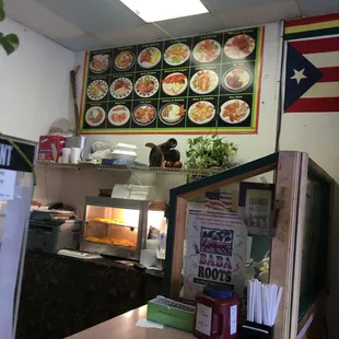 All of the menu items