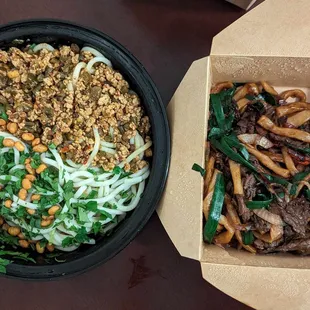 Original meefen and Jahunger noodles