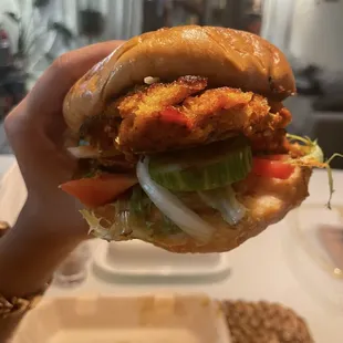 Butter Chicken Burger