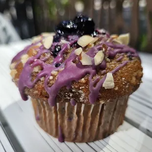 Blueberry Almond Muffin