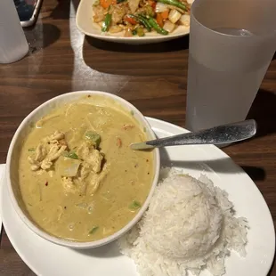 yellow curry with chicken