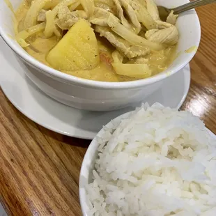 Pork Yellow Curry Dinner