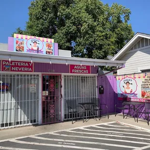 the outside of the store