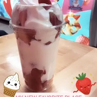 Fresas con crema