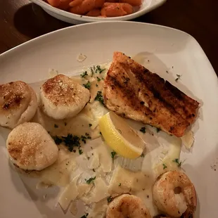 Seafood trio