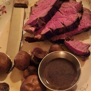 Special,  roasted garlic tenderloin