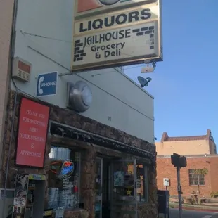 the outside of the building