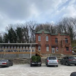 outside